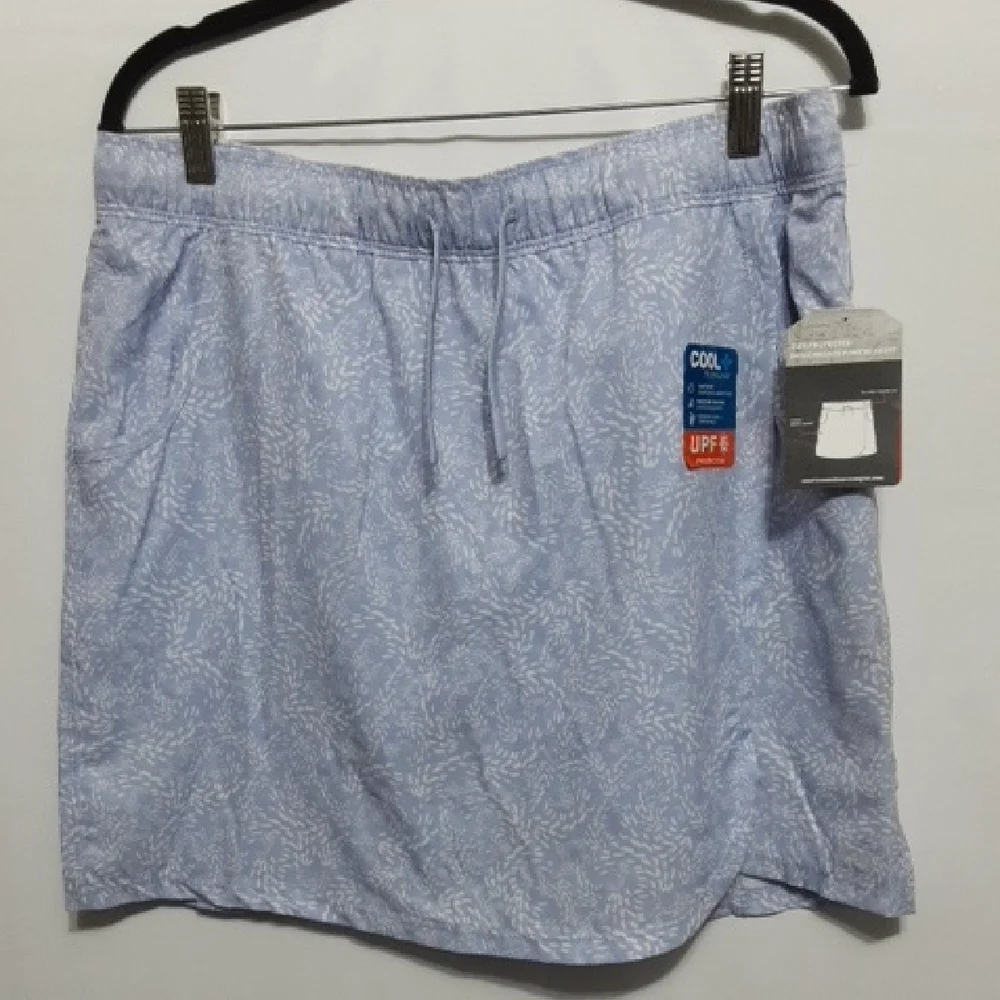 THE AMERICAN OUTDOORSMAN Blue Lilac Patterned Skort